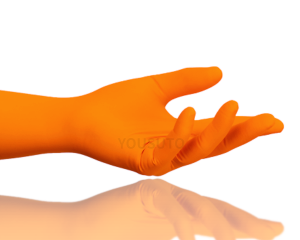 无菌橙色丁腈手套
